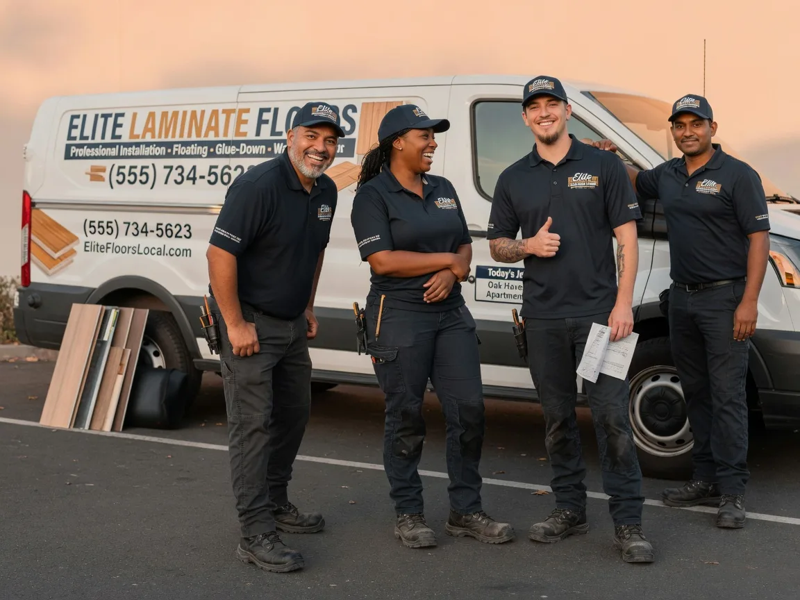 Laminate flooring installation company in Hallwood, VA